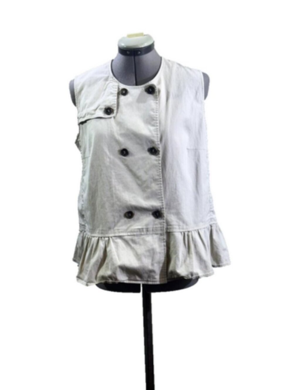 Max Mara woven cotton top, M
